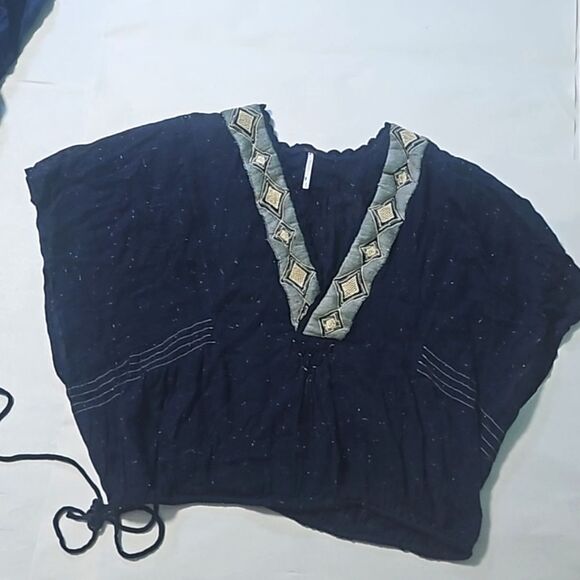 Free People Boho Crotched Tank Top BCBG Duster Romper Tops Shirts Bundle 7P Lot - Picture 3 of 14